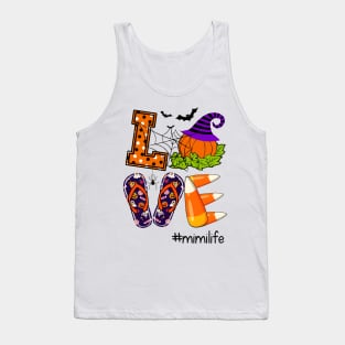 Love Mimi Life Pumpkin Halloween Costume Tank Top